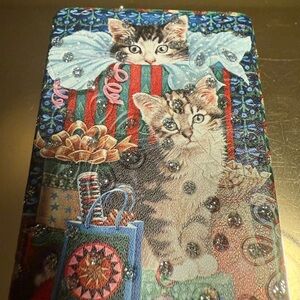 Compact Mirror Colorful Cat-Themed